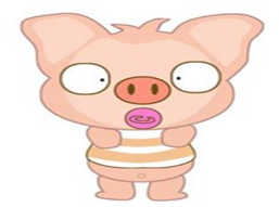 <u>一</u>爱<u>一</u>刷牙的小猪