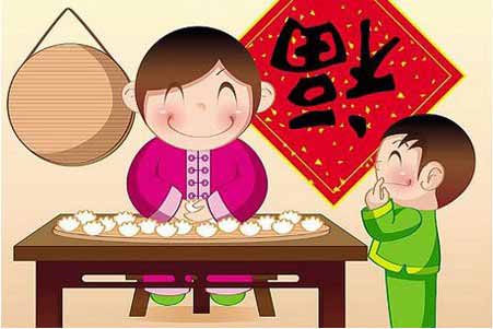 用鼻子吸出一个快乐的春节