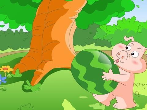 种西瓜的小猪